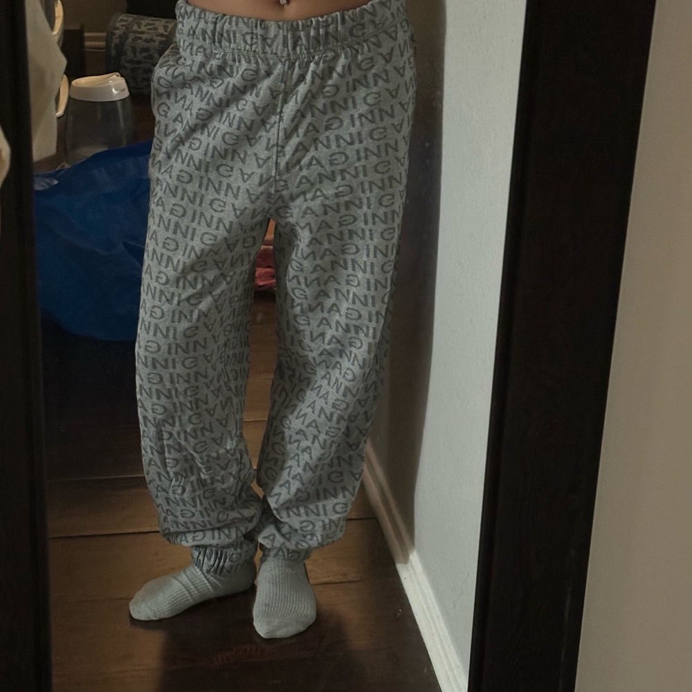 Ganni logos sweatpants